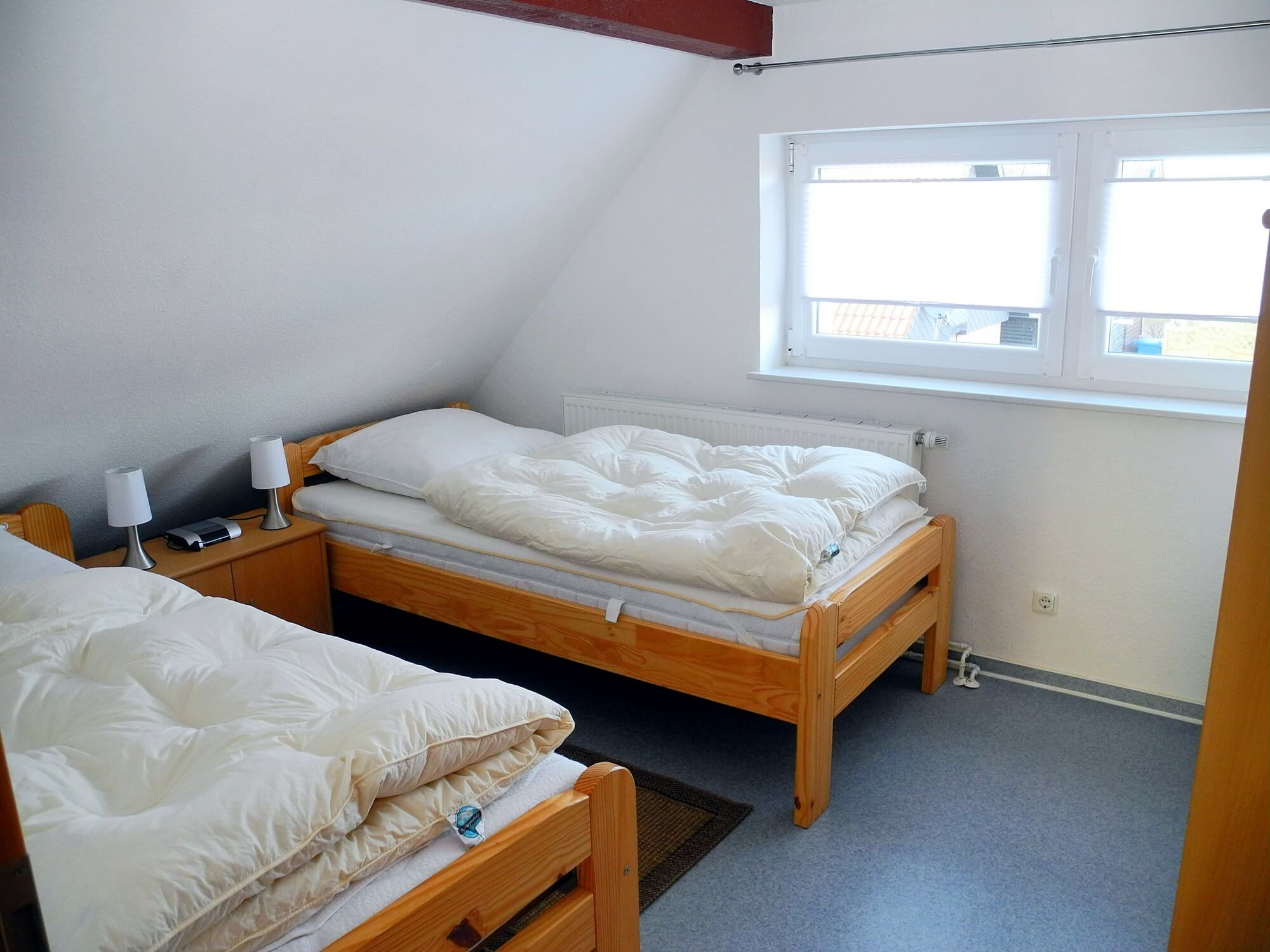 Schlafzimmer 3 im Ferienhaus Krabbe in Friedrichskoog-Spitze